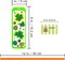 24-Piece St. Patrick’s Day 3D Shamrock Bookmark Craft Kit – DIY Blank Foam Bookmarks with Lucky Shamrock & Four-Leaf Clover Stickers for Kids, Classroom Activities, and Reading Gifts